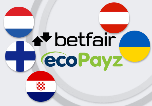 ecoPayz and Betfair – New Countries are Available