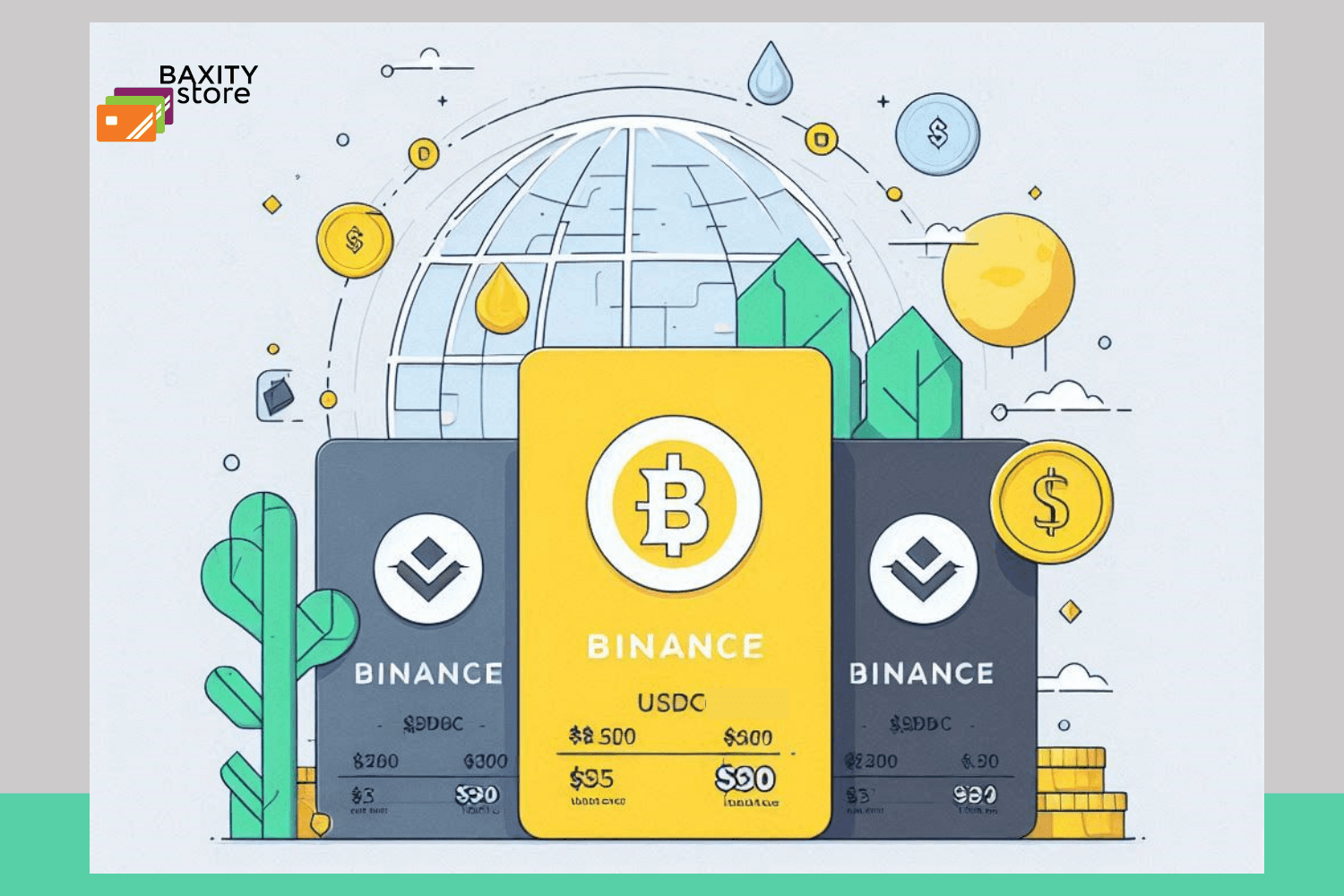 Binance USDC Gift Cards in Bulk online on Baxity Store