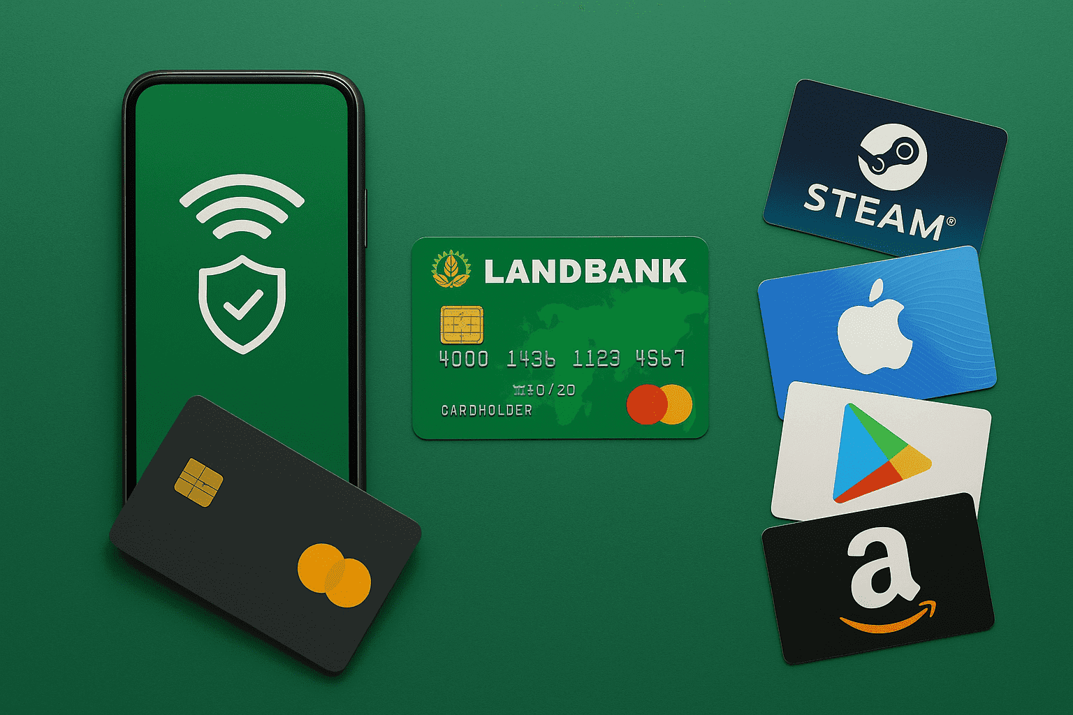 Buy gift cards with Landbank