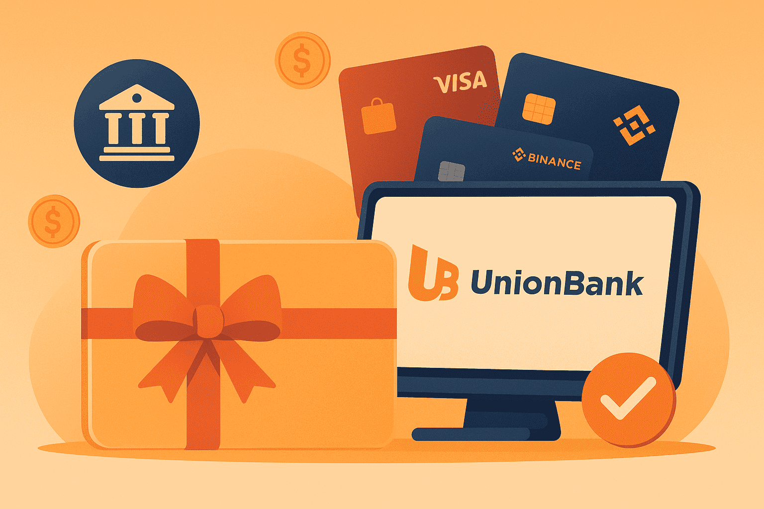 Buy gift cards with UnionBank