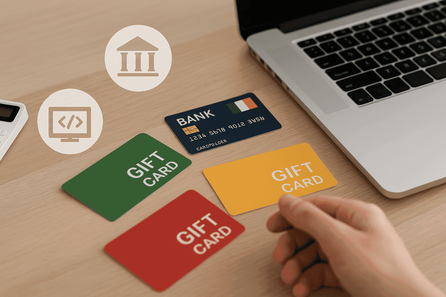 Buy Gift Cards with Bank in Ireland