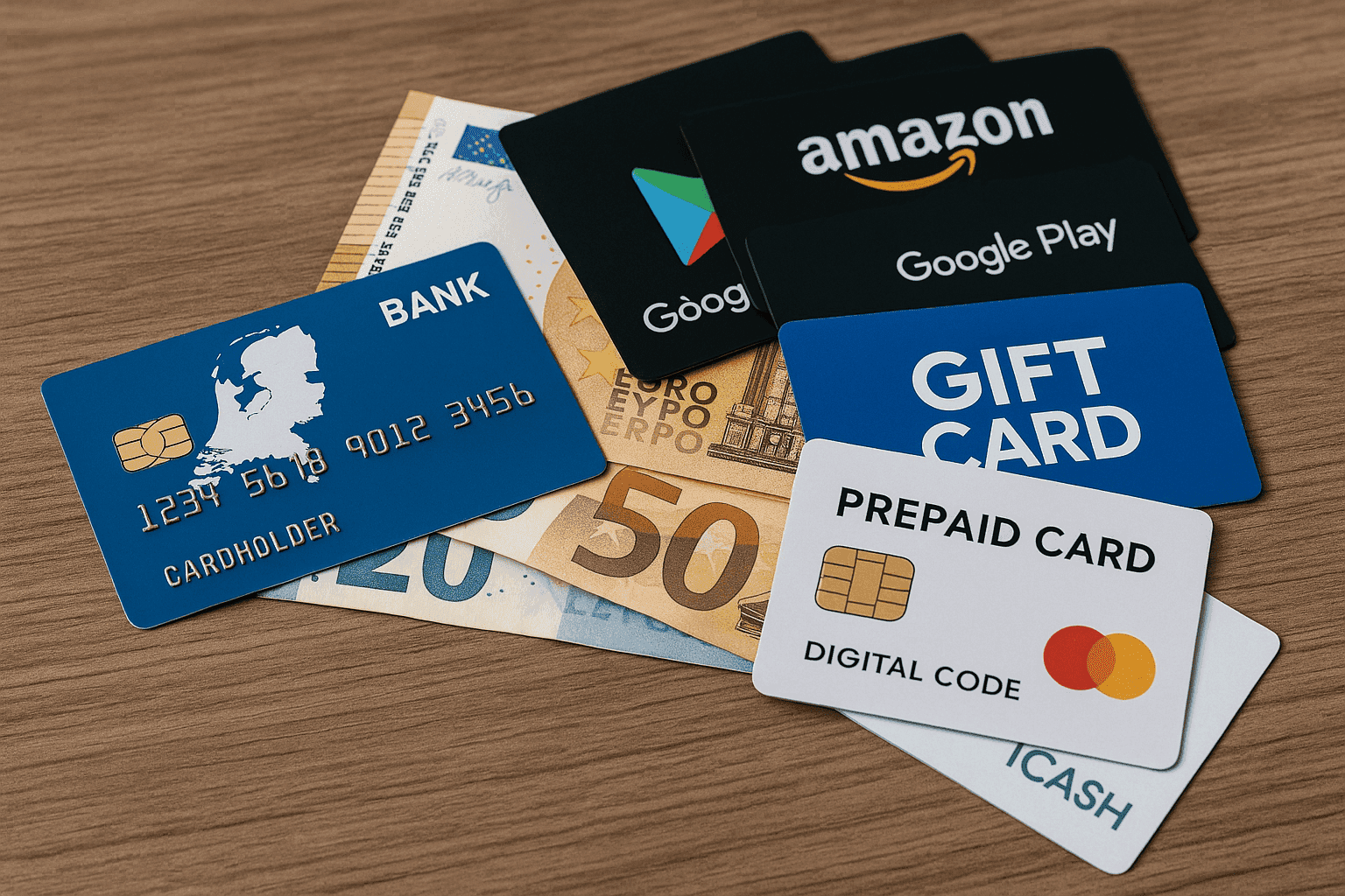 Buy Gift Cards with Bank in the Netherlands