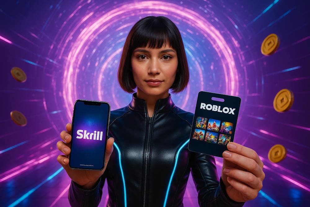 How to top up Roblox with Skrill