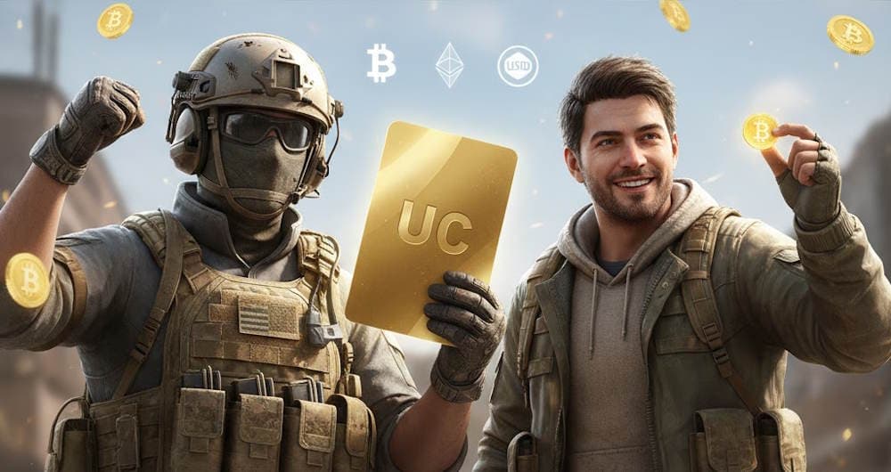 Buy PUBG Mobile UC with Crypto