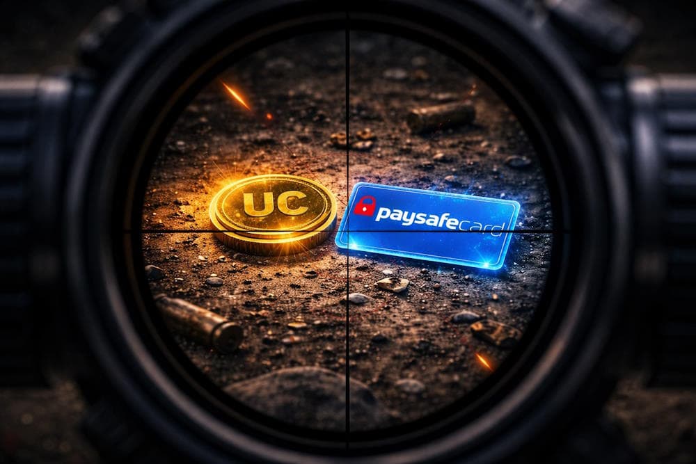Buy PUBG Mobile UC with Paysafecard