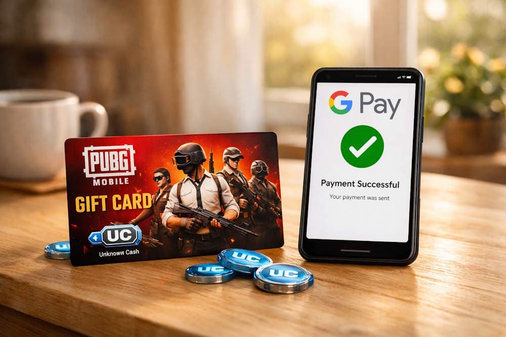 Buy PUBG Mobile UC with Google Pay