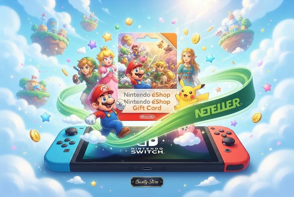 Buy Nintendo eShop cards with NETELLER