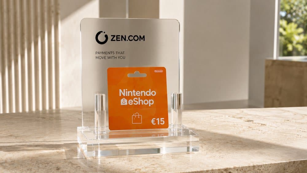 Buy Nintendo eShop cards with Zen Wallet