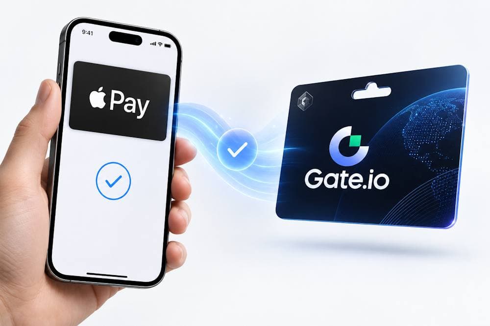 Buy Gate.io Gift Card with Apple Pay