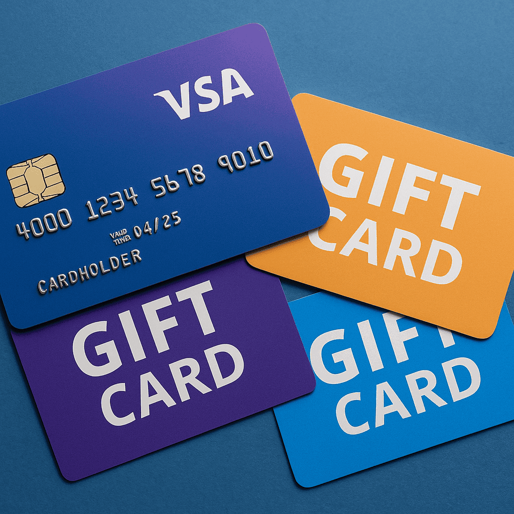 Buy Gift Cards with Visa (Visa Card)