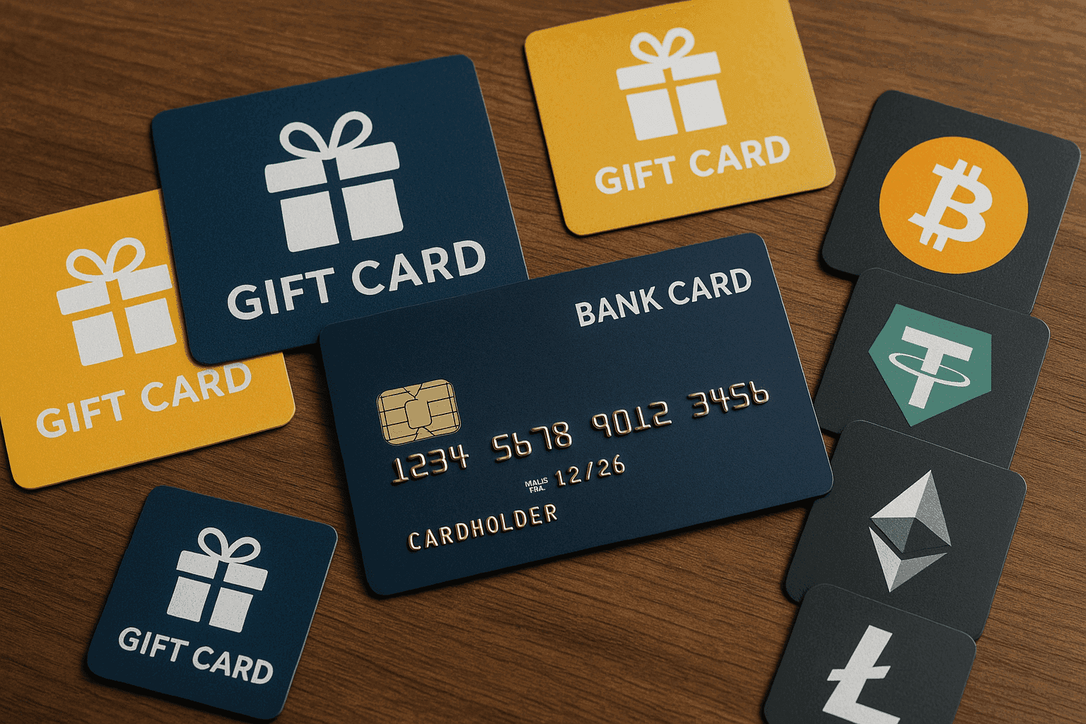 Buy Gift Cards with Card (Bank Card)