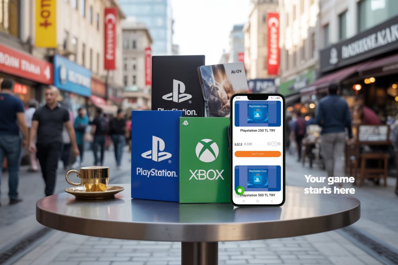 Where to Buy Playstation and Xbox Gift Cards for Turkey