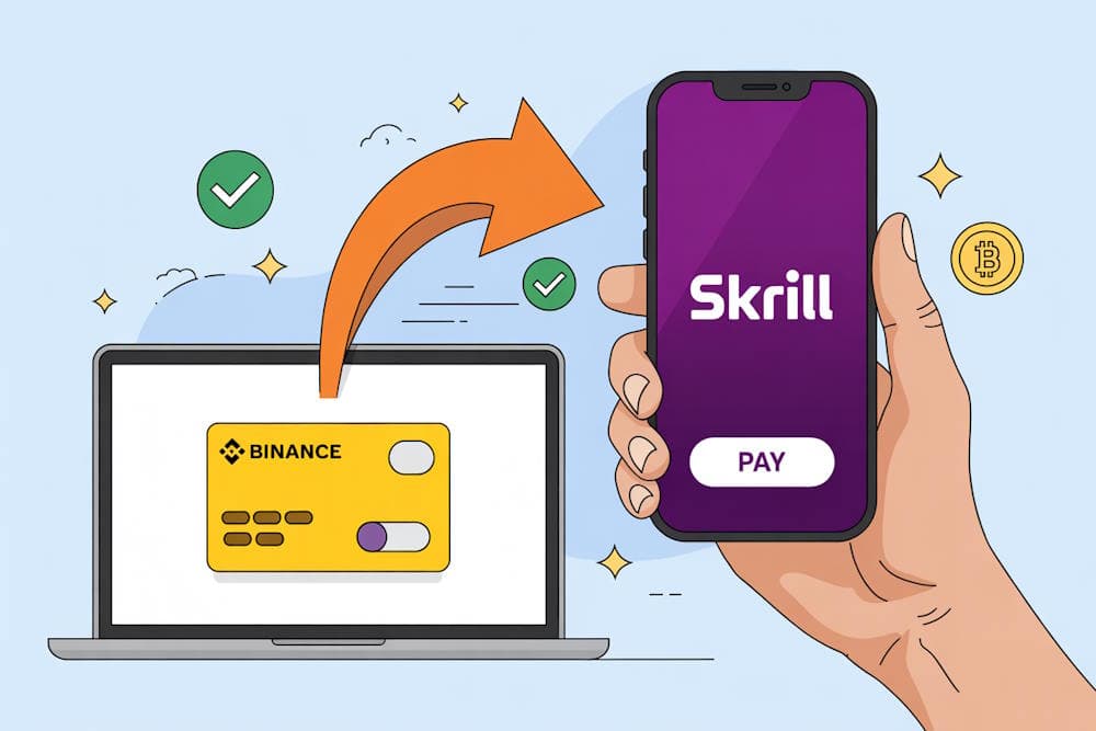 How to top up Binance with Skrill