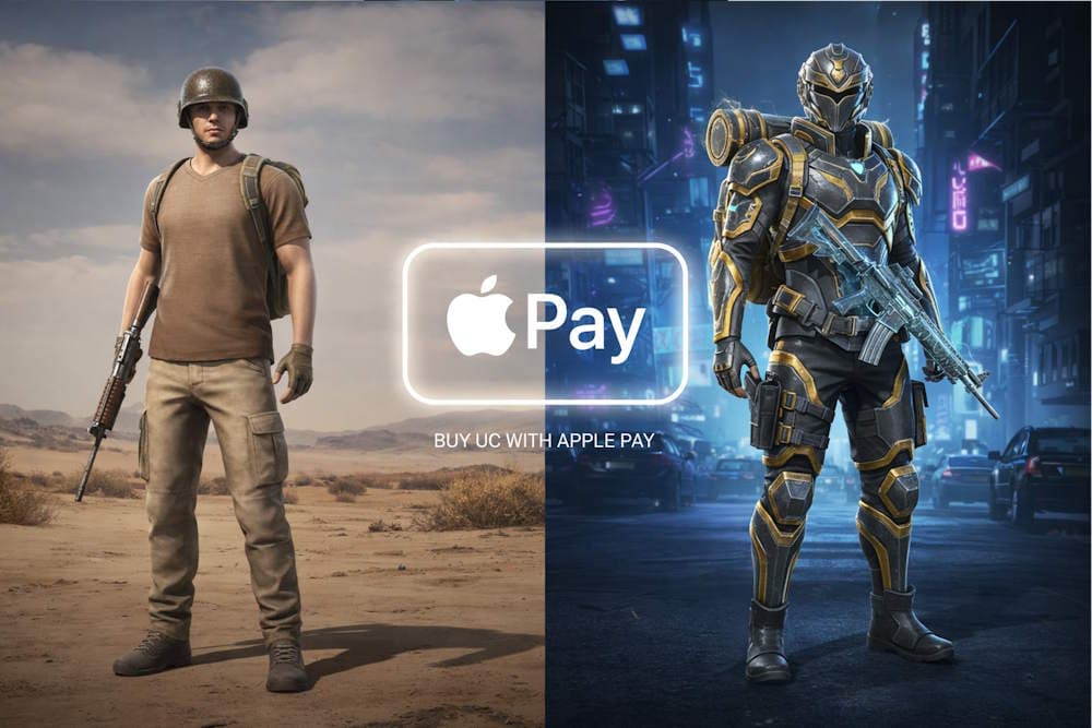 Buy PUBG Mobile UC with Apple Pay