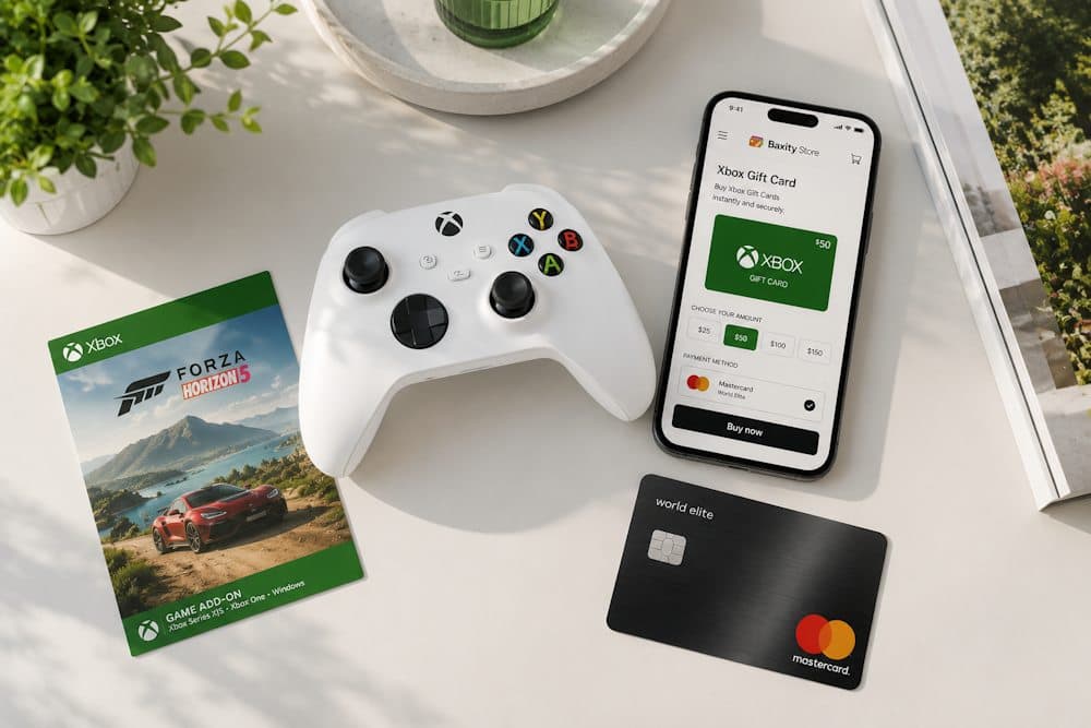 Buy Xbox gift cards with Mastercard
