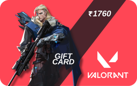 Valorant Gift Card 1760 INR from baxity.com