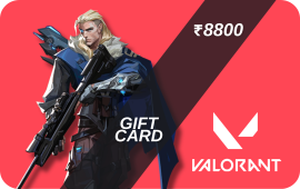 Valorant Gift Card 8800 INR from baxity.com