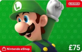 Nintendo eShop Gift Card 75 GBP UK - Baxity Store Nintendo eShop Gift Card 75 GBP UK from baxity.com