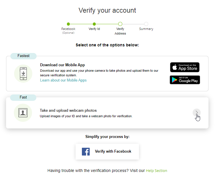 Account Verification: process documents you - Baxity