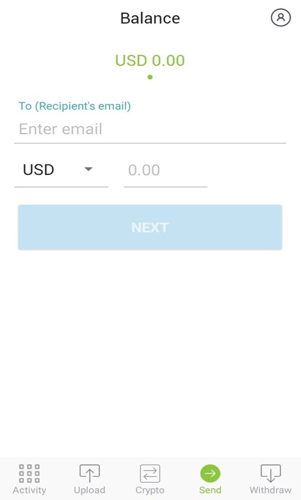 Neteller App send money