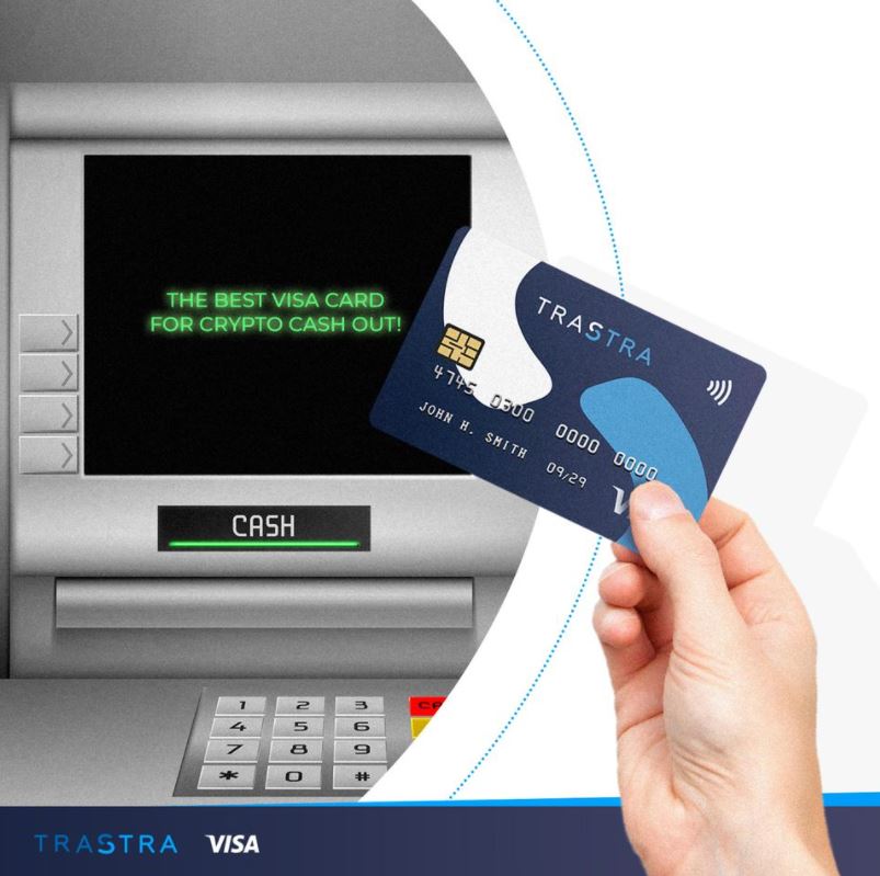 trastra visa card atm withdrawals