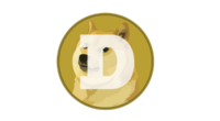 DogeCoin (DOGE) logo green crypto