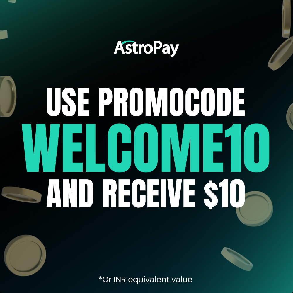 AstroPay welcome bonus