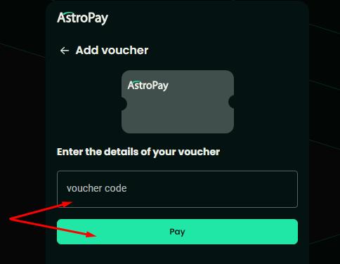 Como pagar online com voucher AstroPay e saldo da carteira AstroPay