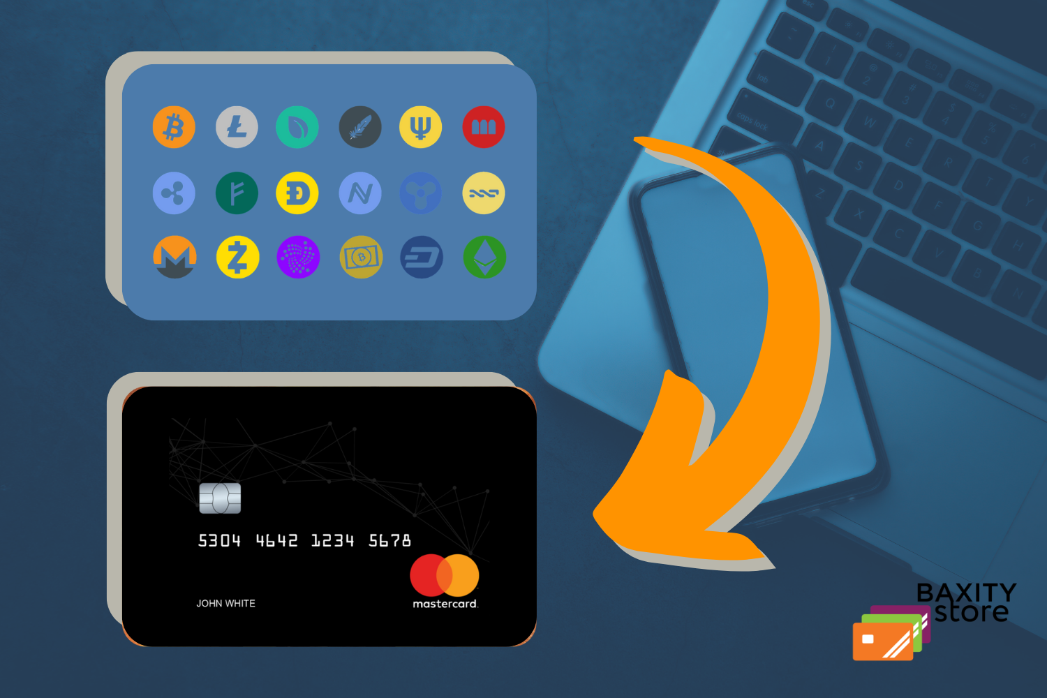 How to Transfer Crypto to Mastercard | Baxity