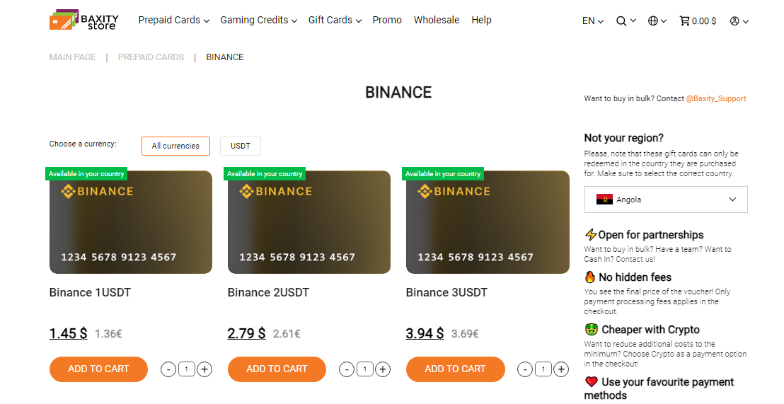 How to Buy a Binance Gift Card in Angola: A Comprehensive Guide