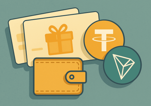 Buy Gift Cards with USDT TRON (USDT TRX / TRC-20)