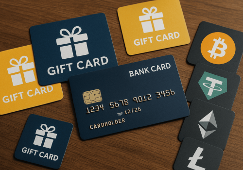 Buying Gift Cards with a Bank Card