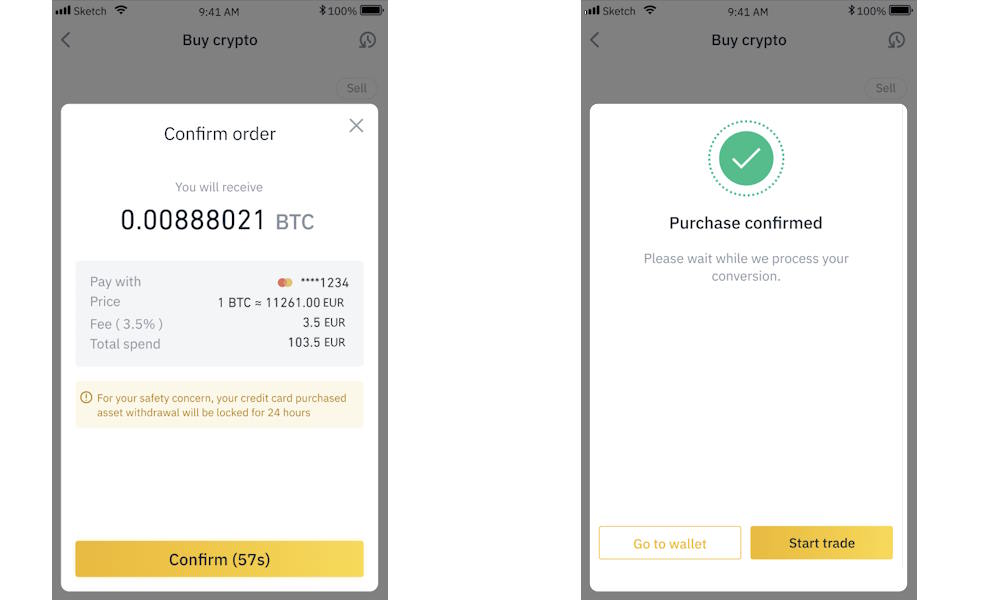 Want to buy bitcoin in France with Credit or Debit Card