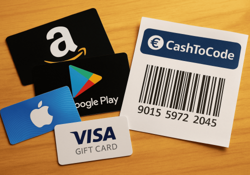 Buying Gift Cards with CashToCode