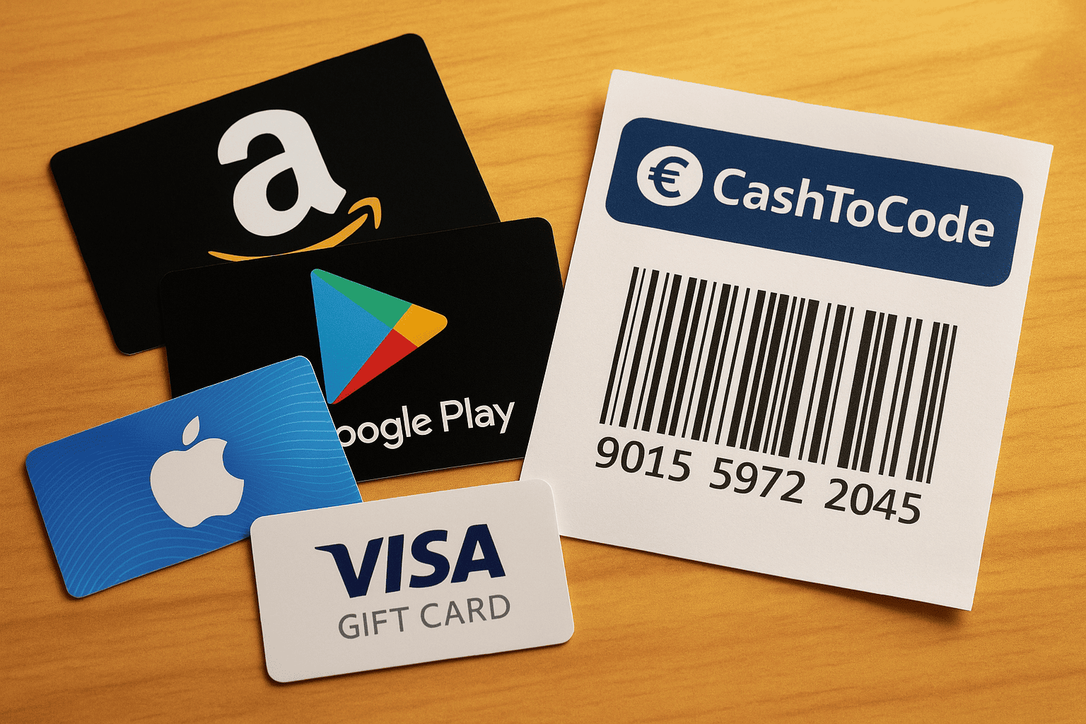 Buying Gift Cards with CashToCode