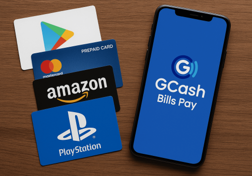 Buying Gift Cards with GCash Bills Pay