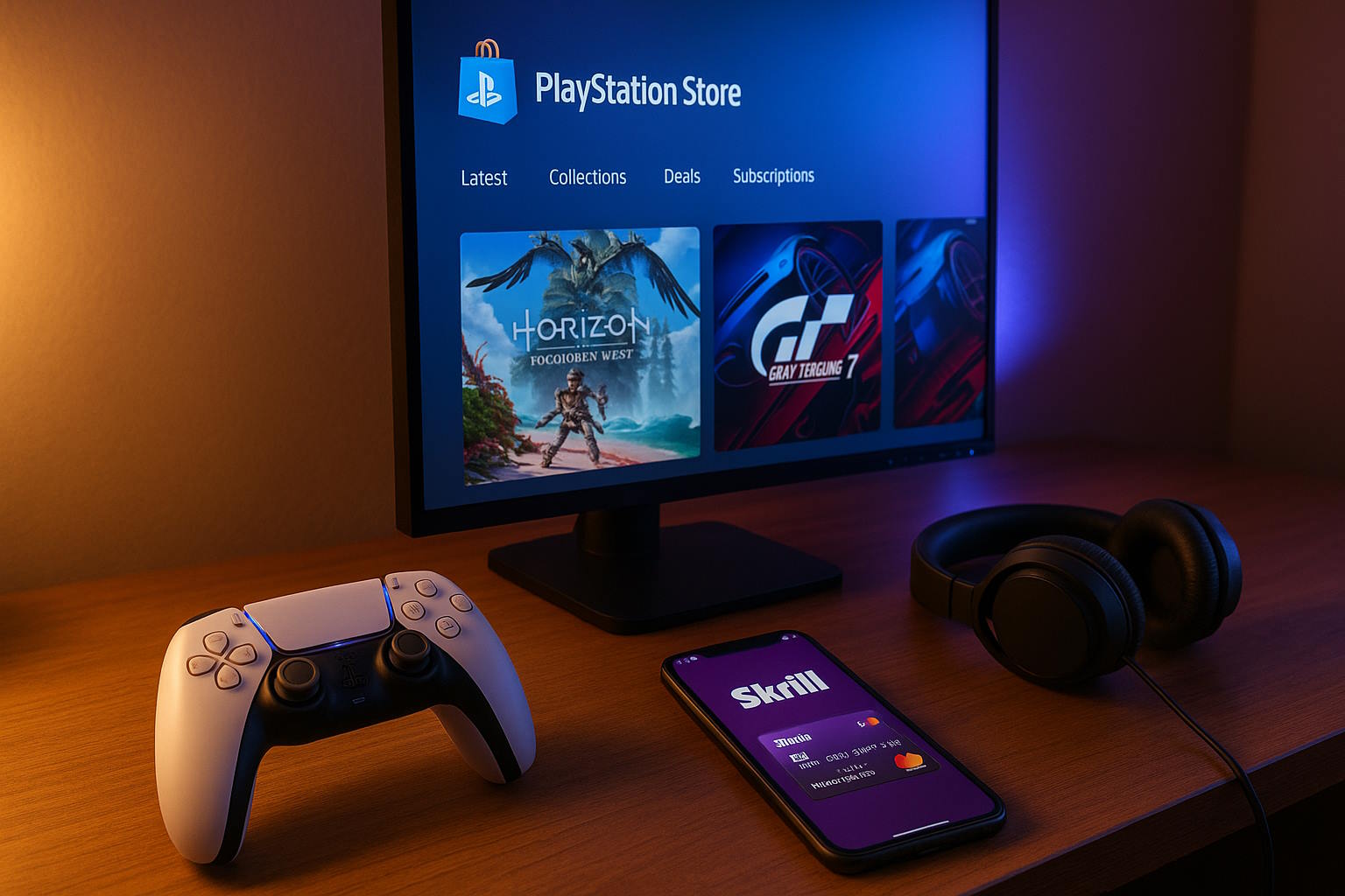 use Skrill for PlayStation