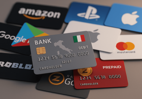 Buying Gift Cards with Bank in Italy