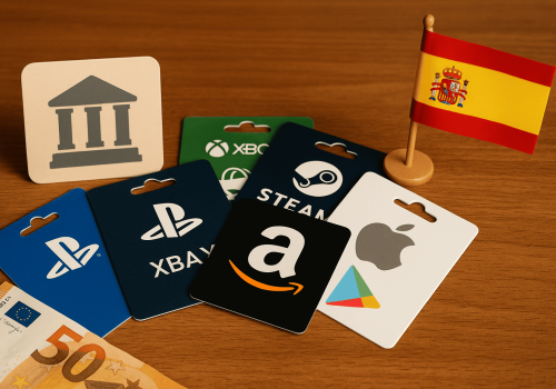 Buying Gift Cards with Bank in Spain