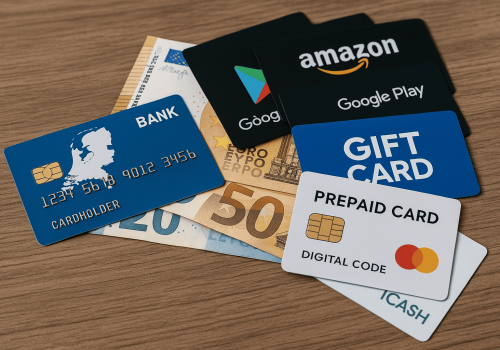 Buying Gift Cards with Bank in the Netherlands