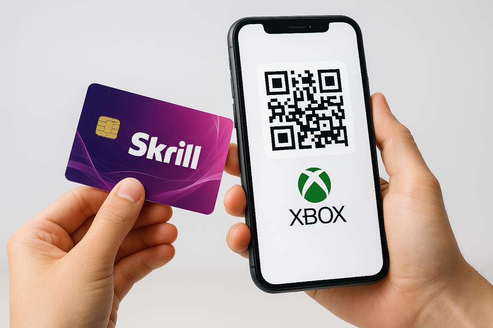 Buy Xbox gift card with Skrill