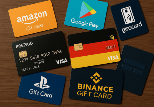 Buying Gift Cards with Bank in Germany