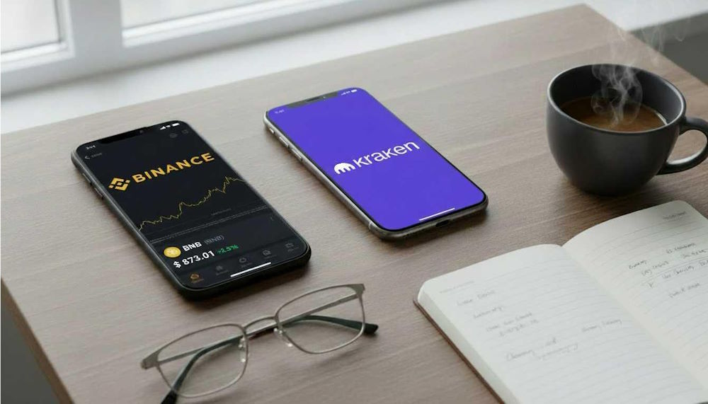 ranking Binance and Kraken