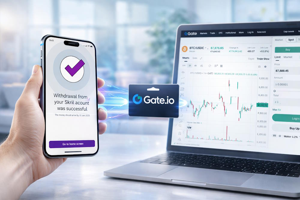 Convert Skrill Balance to Crypto via a Voucher or Prepaid Product
