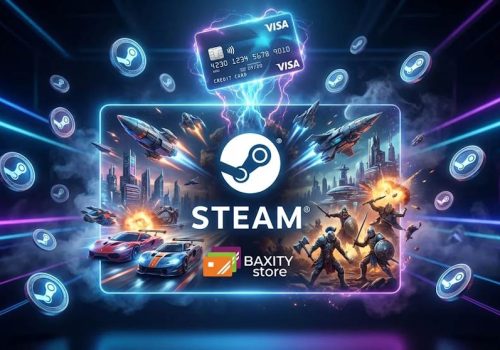 How to Buy Steam Gift Cards with Visa via Baxity Store