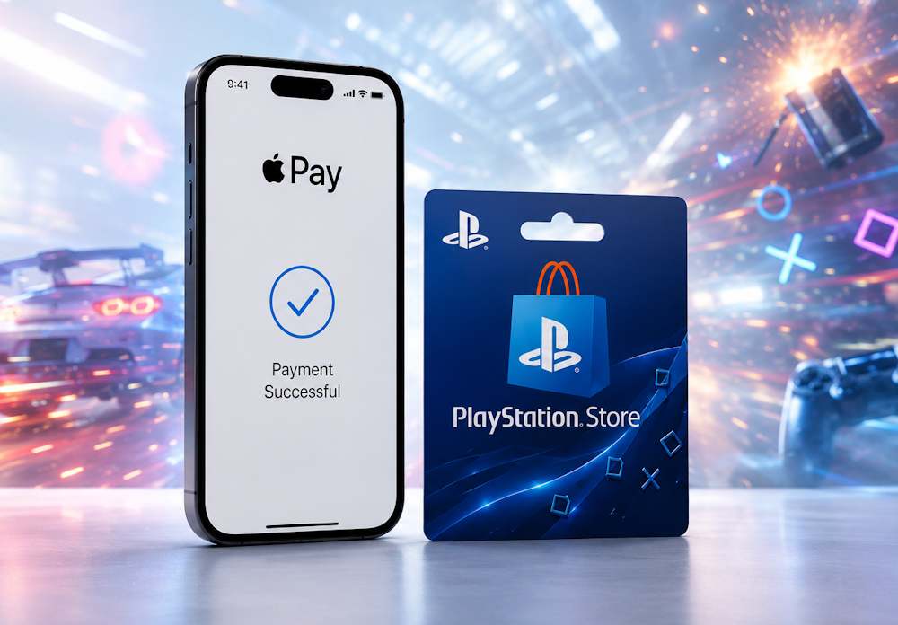 Buy PlayStation Store Credits with Apple Pay