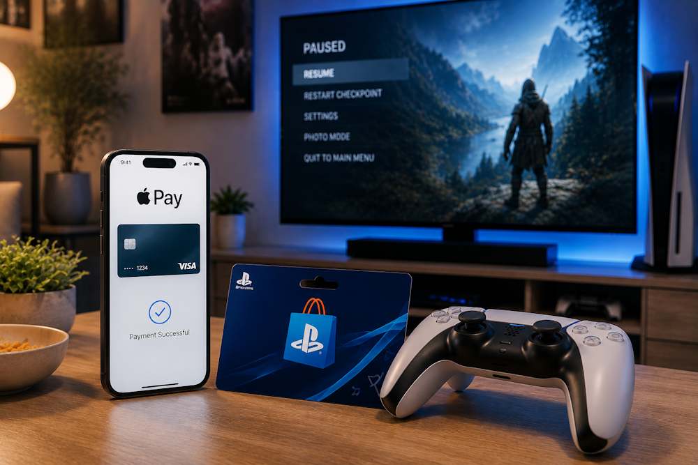 Alternative Way to Buy PlayStation Store Credits with Apple Pay