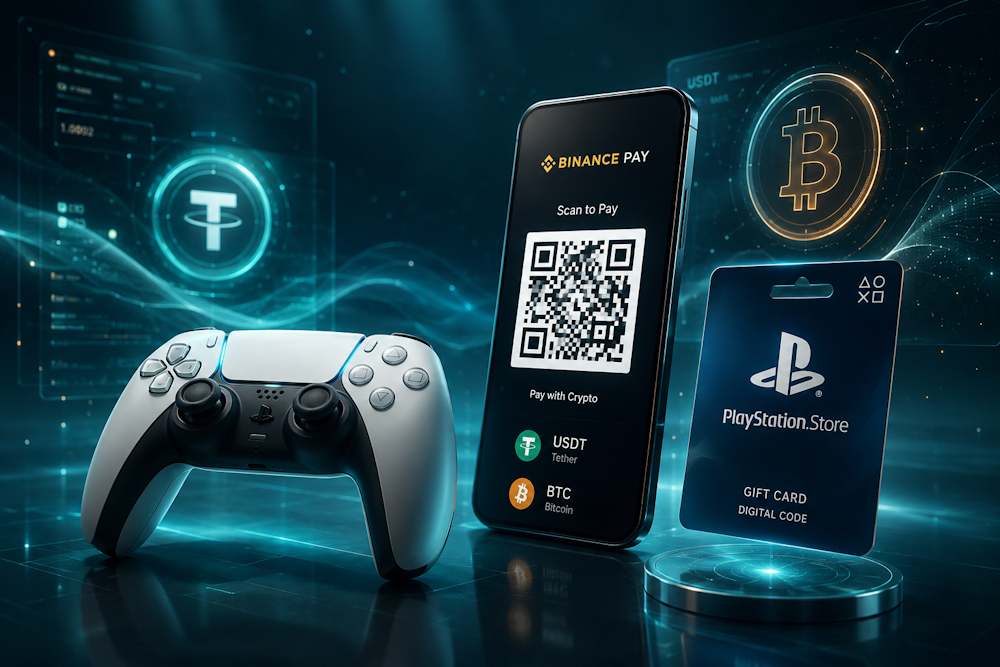 Learn how to top up PSN with Binance Pay