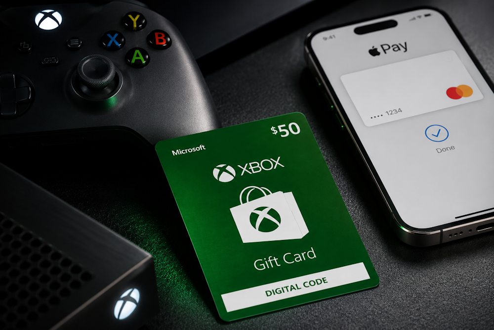 Buy Xbox Gift Cards with Apple Pay Easily and Securely