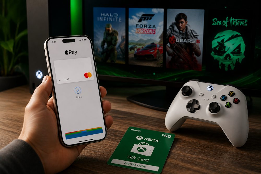 Pay for Xbox with Apple Pay